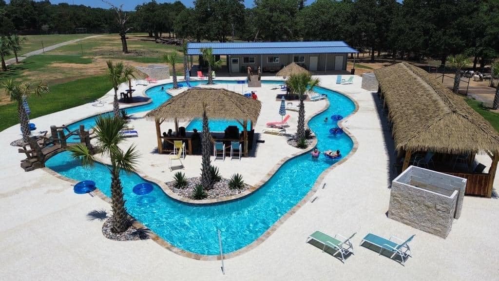Custom pools designed, built and repaired by Brazos Lonestar Pools & Construction in Bryan, TX and the Brazos Valley.